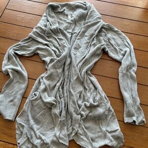 Leith grey cardigan medium